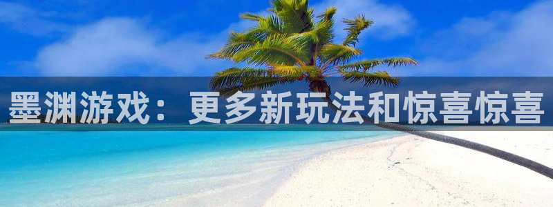 奇亿娱乐平台：墨渊游戏：更多新玩法和惊喜惊喜